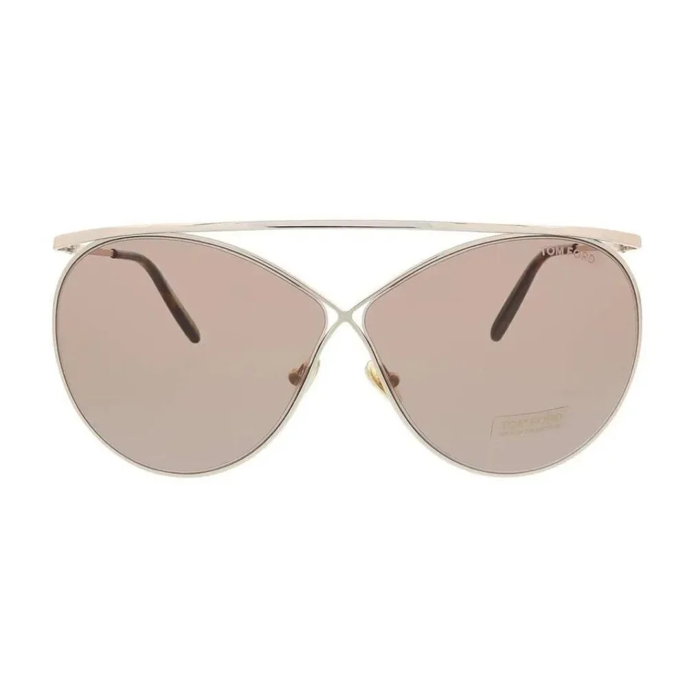 New Authentic Tom Ford Stevie FT0761/S 28Y Round Sunglasses